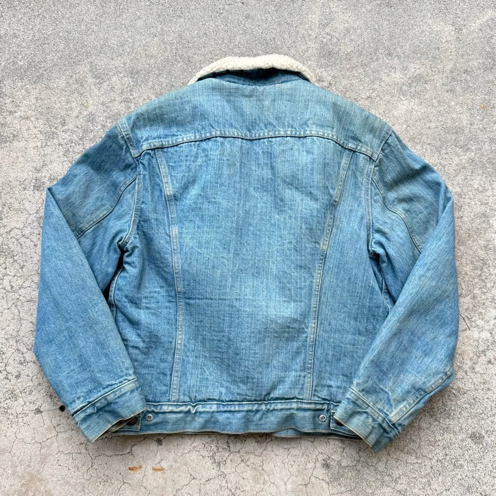 Vintage 70’s Levi’s Denim Sherpa Jacket - Picture 11 of 12